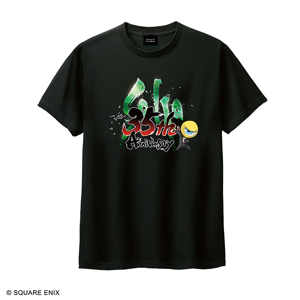 サガ シリーズ 35周年 Anniversary Tシャツ （黒） 【SaGa Design Works】