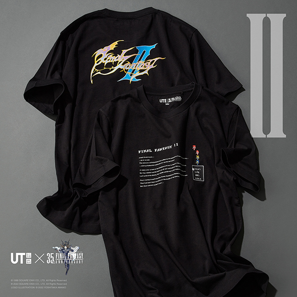 ファイナルファンタジー35周年 UT グラフィックTシャツ ファイナルファンタジーII