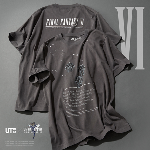 ファイナルファンタジー35周年 UT グラフィックTシャツ ファイナルファンタジーVI