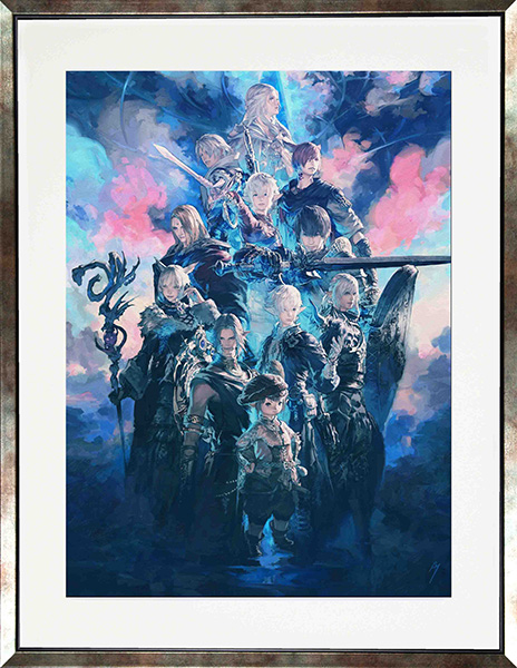ファイナルファンタジーXIV 複製原画『暁月の群像 ファイナルファンタジーXIV 複製原画『暁月の群像