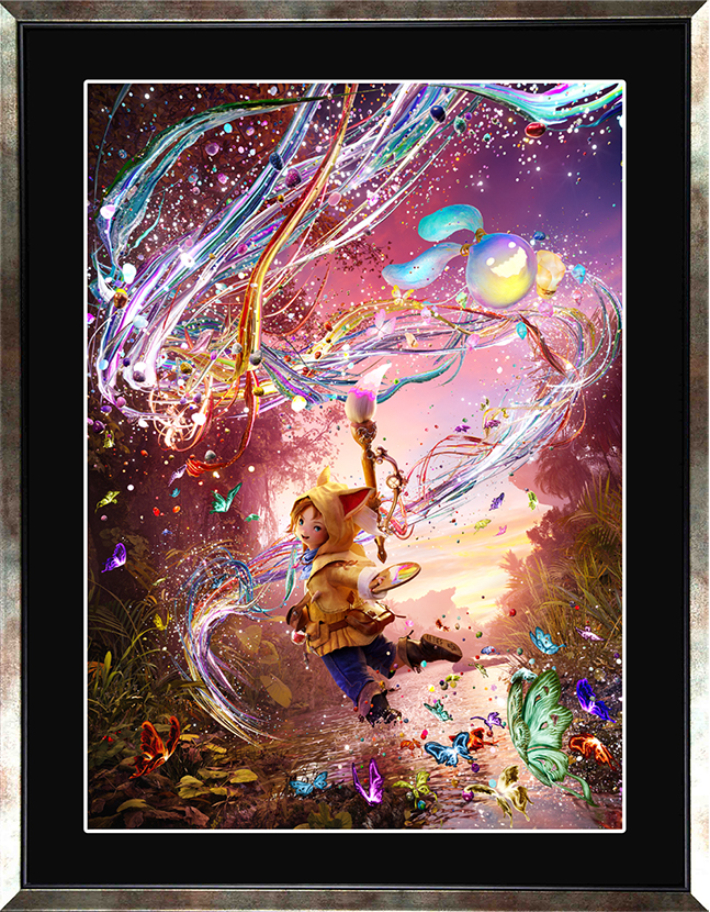 ファイナルファンタジーXIV 複製原画『夕凪のピクトマンサー ファイナルファンタジーXIV 複製原画『夕凪のピクトマンサー