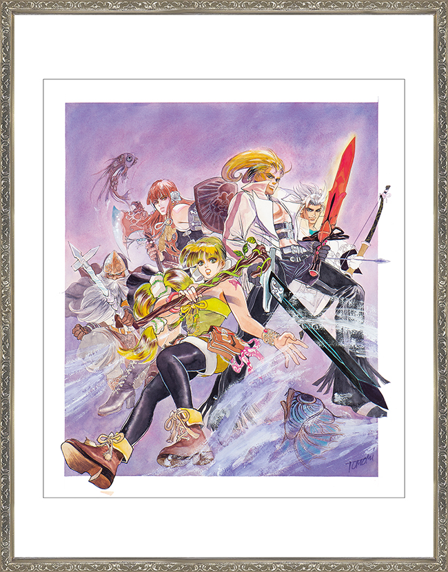 サガ シリーズ 複製原画「星の胎動（『サガ フロンティア２』）」