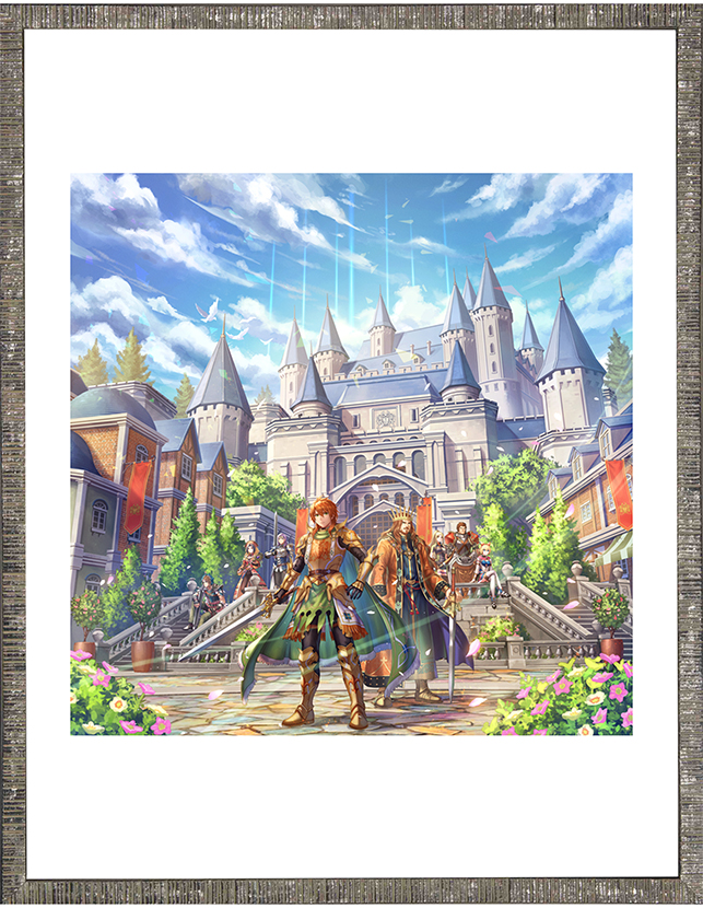 サガ シリーズ 複製原画「皇帝出陣（『ロマンシング サガ2 リベンジオブザセブン』）」