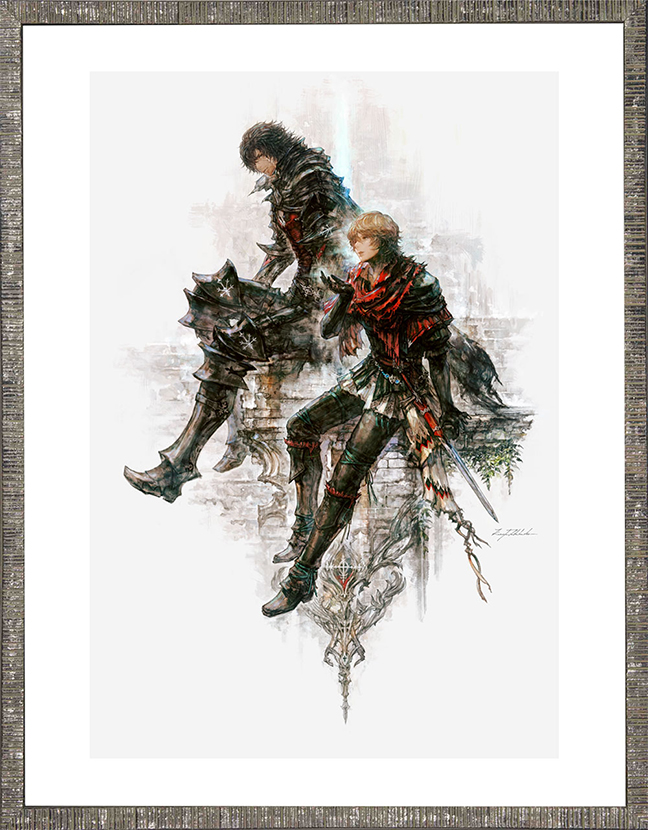 ファイナルファンタジーXVI 複製原画『炎の絆は時を超えて』
