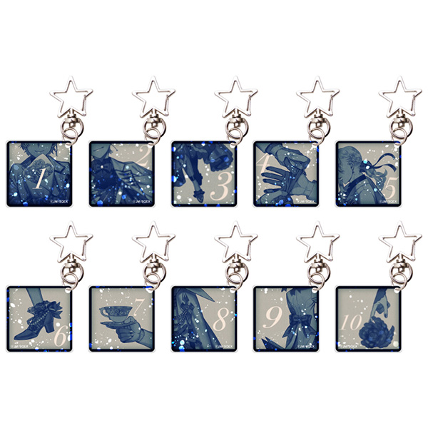 PandoraHearts」スクエアアクリルキーホルダー10個セット（15th
