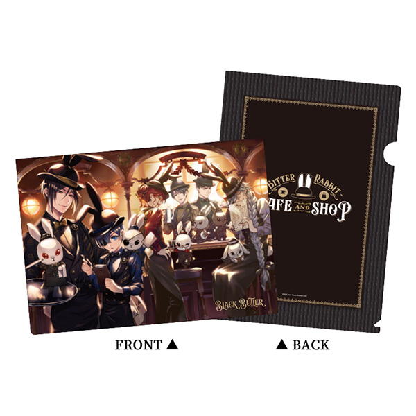黒執事 Black Label」クリアファイル2枚セット Cafe & Shop 黒執事 Black Label」クリアファイル2枚セット Cafe & Shop