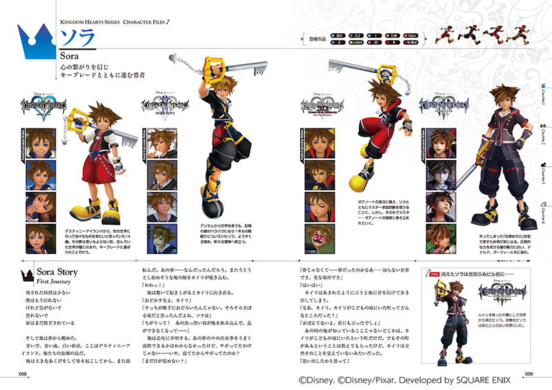 キングダム ハーツ シリーズ キャラクター ファイルズ | スクウェア キングダム ハーツ シリーズ キャラクター ファイルズ | スクウェア