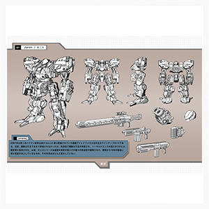 フロントミッション　ストラクチャーアーツ 1/72 スケール プラスティック モデルキット シリーズ Vol.3　ヴィーザフ ライトグレーVer.