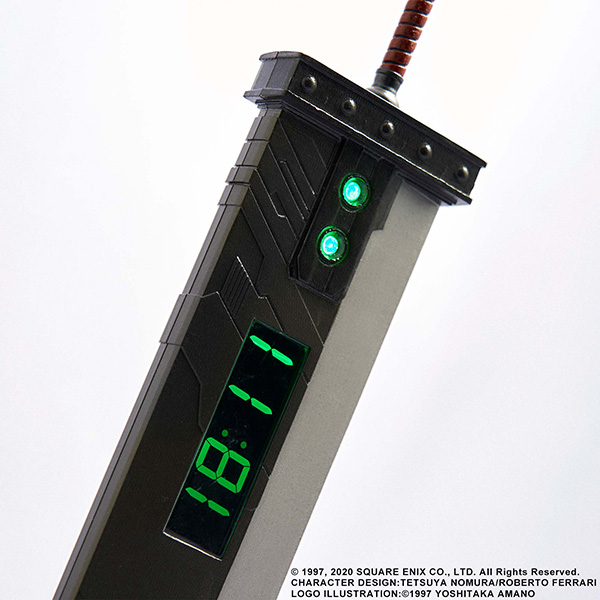 ファイナルファンタジーVII リメイク デジタルクロック バスターソード