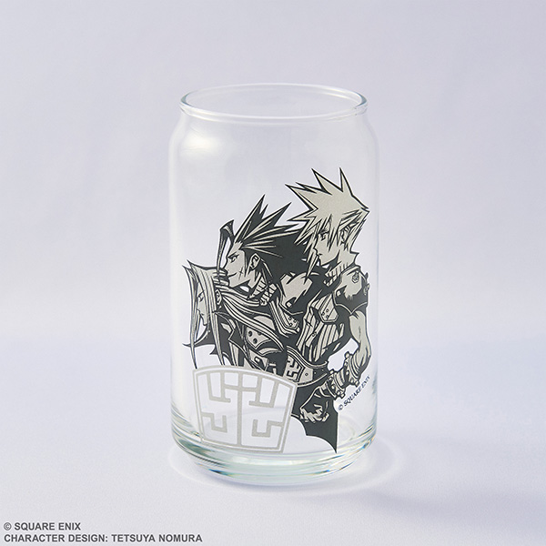 ファイナルファンタジーVII シリーズ　缶型グラス　ILLUSTRATION
