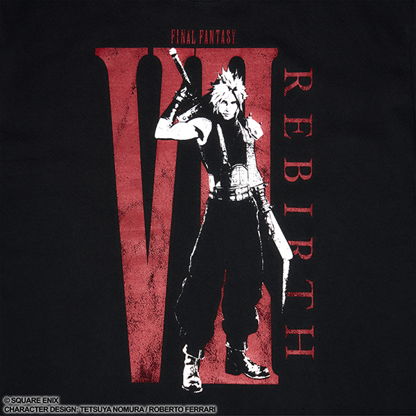 ファイナルファンタジーVII リバース Tシャツ クラウド・スト ファイナルファンタジーVII リバース Tシャツ クラウド・スト