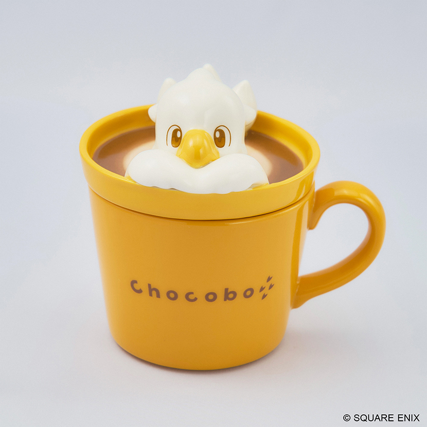 ファイナルファンタジー　ラテアートフィギュアマグカップ　チョコボ