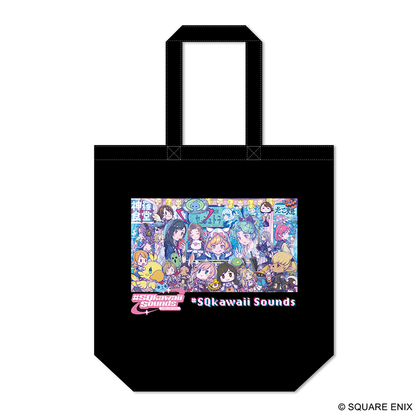 #SQkawaii Sounds -FINAL FANTASY-　トートバッグ　ブラック