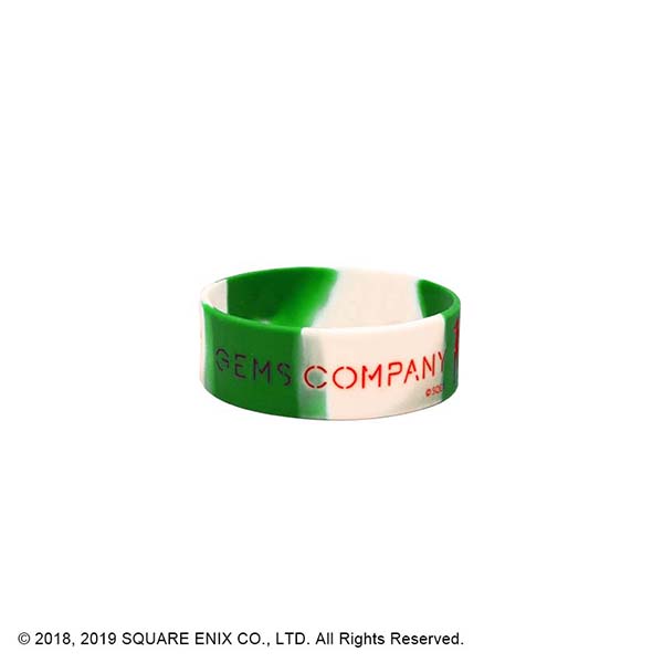 Gems Company シリコンリストバンド グリーン ホワイト スクウェア エニックス E Store