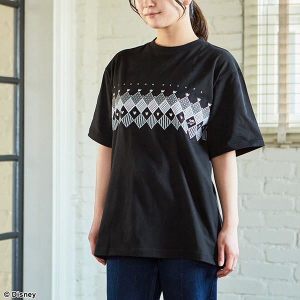 キングダム ハーツ / 20th Anniversary Tシャツ <モノグラム キングダム ハーツ / 20th Anniversary Tシャツ <モノグラム