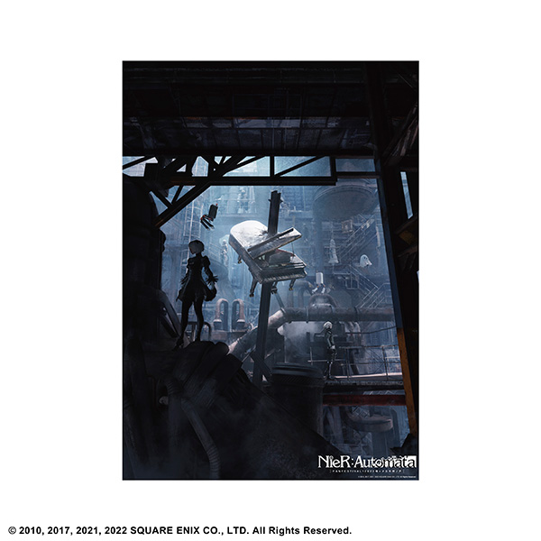 NieR:Automata FAN FESTIVAL 12022 壊レタ五年間ノ声 A3クリアポスター