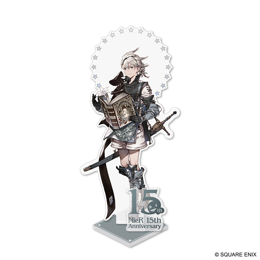 NieR Series 15th Anniversary　アクリルスタンド　少年ニーア＆白の書