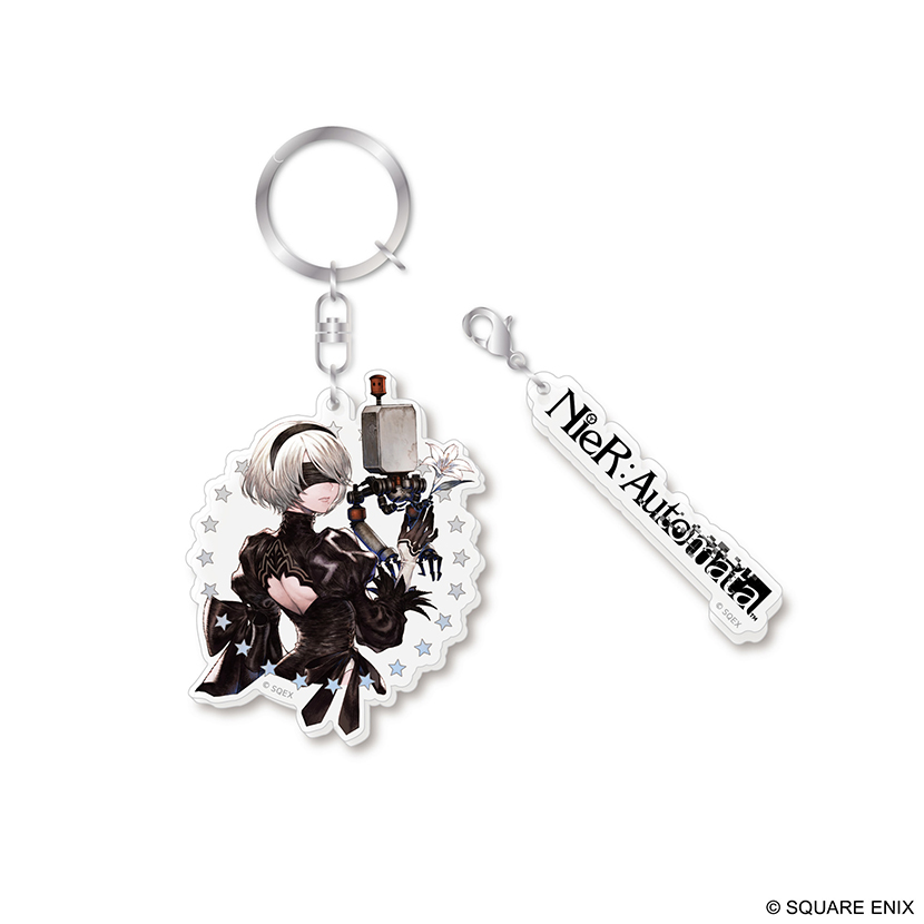 NieR Series 15th Anniversary　アクリルキーホルダー　2B＆ポッド042