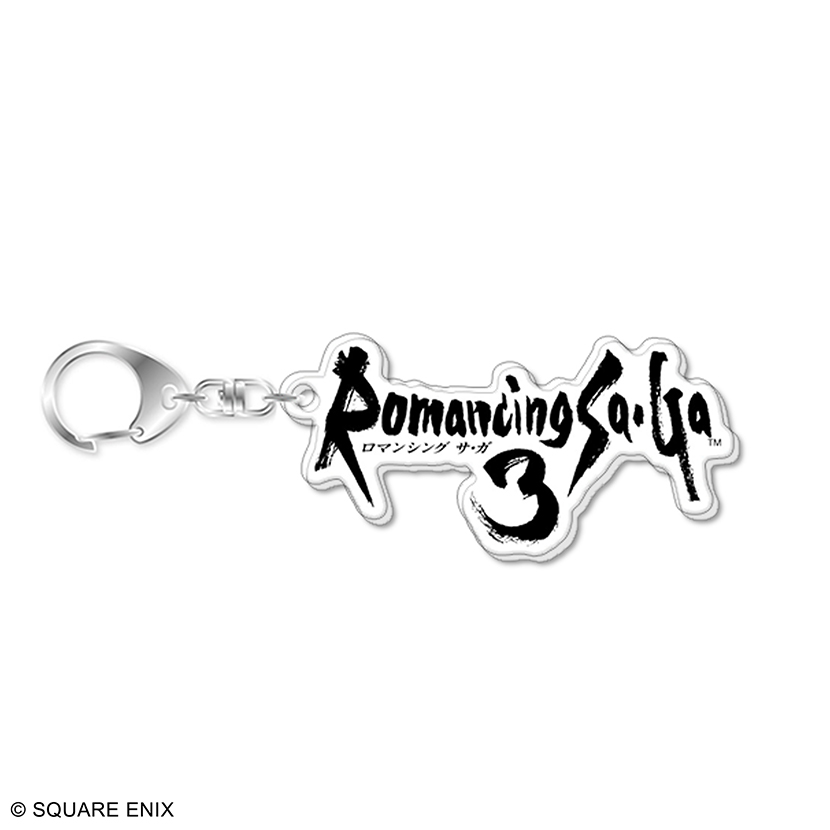 ロマンシング サ・ガ３　ロゴアクリルキーホルダー