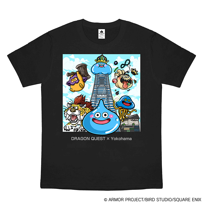 DRAGON QUEST x Yokohama Tシャツ ブラック | スクウェア DRAGON QUEST x Yokohama Tシャツ ブラック | スクウェア