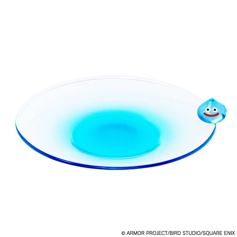 スマイルスライム　ガラスの小皿　スライム