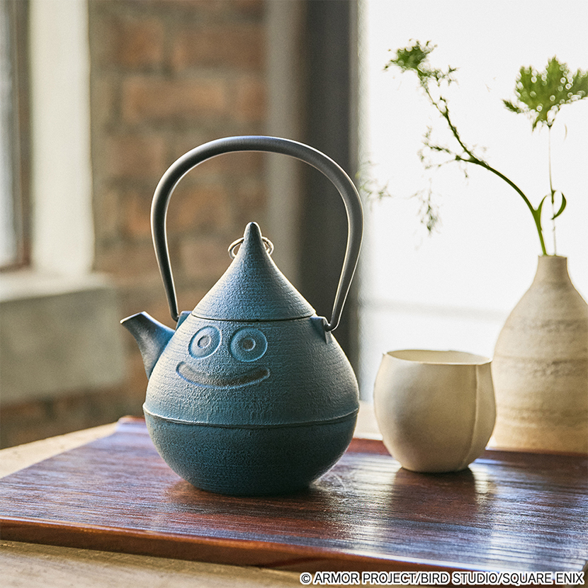 【オフィシャルショップ限定】ドラゴンクエスト　ジパング　南部鉄器　鉄瓶　スライム