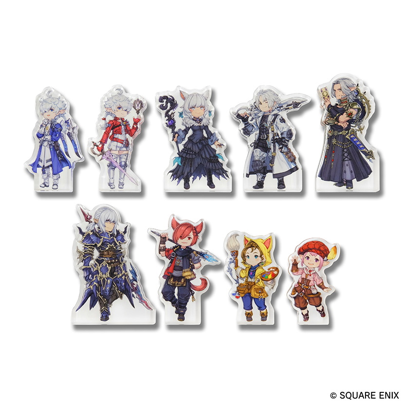 ファイナルファンタジーXIV　キャラクターアクリルブロック