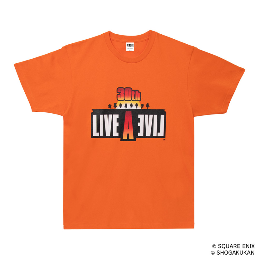 LIVE A LIVE 30周年 Tシャツ オレンジ | スクウェア・エニックス LIVE A LIVE 30周年 Tシャツ オレンジ | スクウェア・エニックス