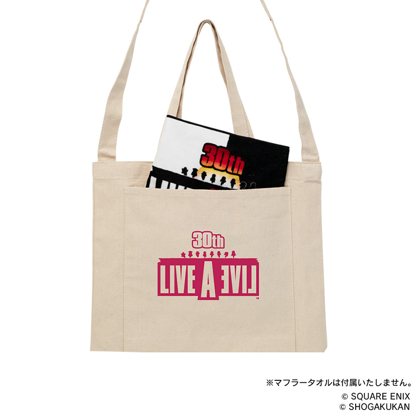 LIVE A LIVE 30周年 ショルダートートバッグ | スクウェア LIVE A LIVE 30周年 ショルダートートバッグ | スクウェア
