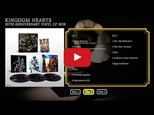 KINGDOM HEARTS 20TH ANNIVERSARY VINYL LP BOX
