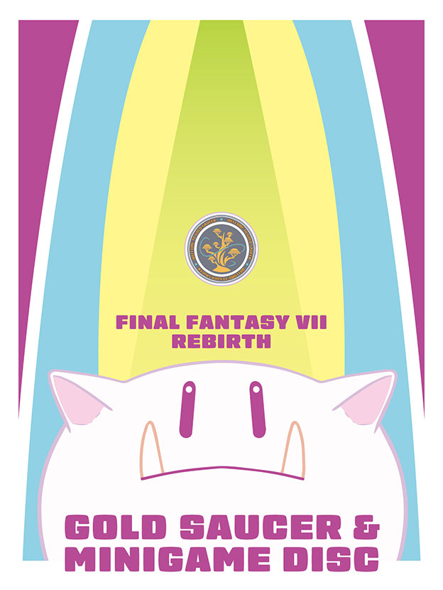 【オフィシャルショップ限定】FINAL FANTASY VII REBIRTH GOLD SAUCER ＆ MINIGAME DISC