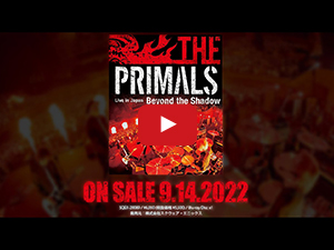 THE PRIMALS Live in Japan - Beyond the Shadow【Blu-ray】