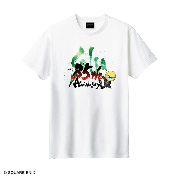 サガ シリーズ 35周年 Anniversary Tシャツ （白） 【SaGa Design Works】