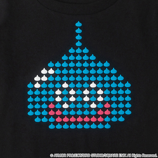 ドラゴンクエスト DQ+g キッズTシャツ スライムドット ドラゴンクエスト DQ+g キッズTシャツ スライムドット