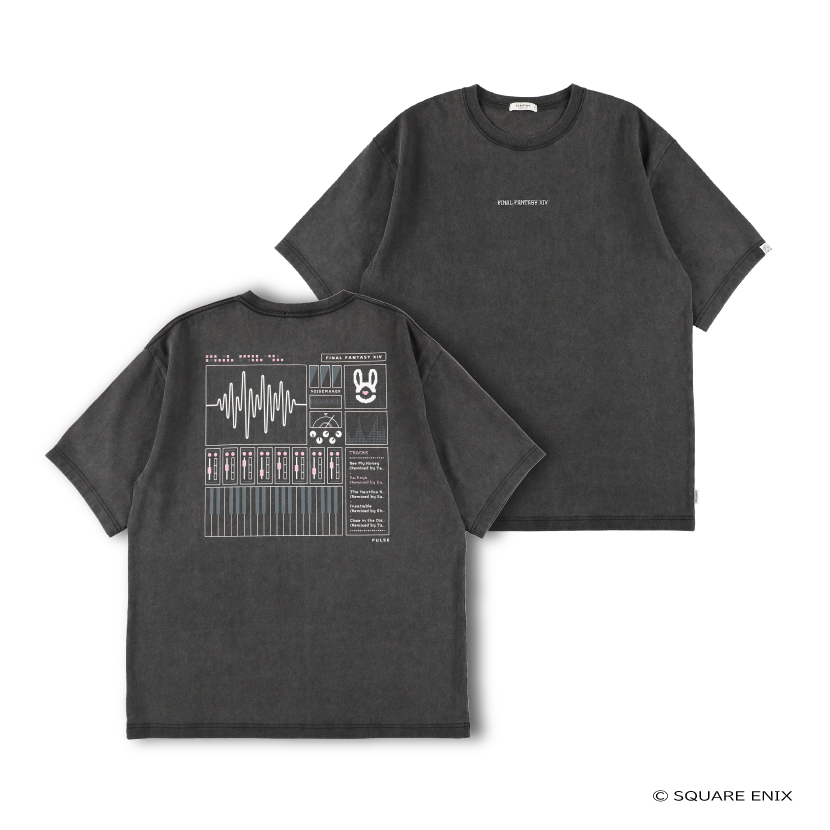FINAL FANTASY XIV x Lit Baff Apt. - Digital Mixer Tee Black